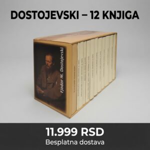 Fjodor Mihailovič Dostojevski – komplet od 12 knjiga
